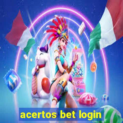 acertos bet login